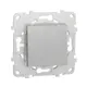 Переключатель встраиваемый Schneider electric Unica NU521330 2 клавиши цвет алюминий