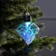 Елочный шар Luazon lighting 9594229 Морозный кристалл 11 см металл, пластик бесцветный/прозрачный