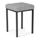 Табурет Woodville 35x47x35 см металл цвет серый