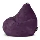 Кресло-мешок Goodpoof 5XL 110x150x110 см вельвет цвет сливовый