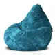 Кресло-мешок Goodpoof XXXL 95x135x95 см вельвет цвет бирюзовый