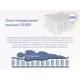Матрас Димакс Relmas Foam S1000 180x200x18 см независимый пружинный блок, двуспальный
