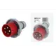 Вилка кабельная Tdm electric SQ0611-0022 400 В с заземлением цвет красный