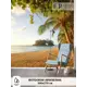 Фотообои флизелиновые Foto print 300x270 см Закат на райском пляже