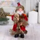 Декоративная фигура Зимнее волшебство Дед Мороз в красной шубке с хворостом 16 см