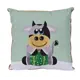 Декоративная подушка Славянский текстиль New Year 5010918/snow bull, 38x38 см цвет зеленый