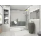 Настенная плитка Kerlife 1270 24x70 см 1.19 м² цвет белый, цена за упаковку