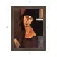 Картина в раме Декор Депо Амедео Модильяни "Жанна Эбютерн в шляпе и ожерелье" E21 66x51 см
