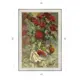 Картина в раме Декор Депо Ксения Черномор "Рубиновый букет" E20 66x46 см