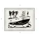 Картина в раме Декор Депо Константин Малютин "Старая лодка" E20 46x61 см