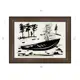 Картина в раме Декор Депо Константин Малютин "Старая лодка" E21 31x41 см