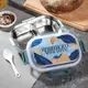 Ланч-бокс "Приятного аппетита" 2 отделения Foodvibes пластик цвет голубой