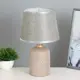 Настольная лампа Risalux джемма е14 40вт 20x20x33 см gmv-0011 9627145 цвет серый/серебристый