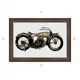 Картина в раме Декор депо Константин Малютин "Старый мотоцикл" E21 36x51 см без стекла