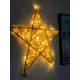 Электрическая светящиеся фигура Звезда 100 LED 90x90x5 см теплый белый свет