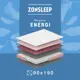 Матрас ZonSleep Energi 90x190x22 см независимый пружинный блок, односпальный
