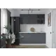 Кухонный гарнитур Сурская мебель Глетчер Маренго 037 180x214x47.8 см МДФ цвет серый