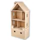Стеллаж Pema kids 62x125x30 см нагрузка до 5 кг МДФ цвет без покрытия
