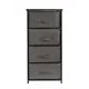 Комод Gemlux 950/4bk 4 ящика 45x30x95 см металл цвет серый