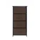 Комод Gemlux 950/4bk 4 ящика 45x30x95 см металл цвет коричневый