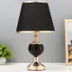 Настольная лампа Risalux лимма e27 40вт черный 26x26x43см gkl-0040 9561456 цвет жёлтый/золотой