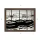 Картина в раме Декор депо Константин Малютин "Три лодки" E21 46x61 см без стекла