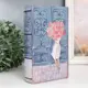 Шкатулка сейф-книга "Девушка с букетом" 21x13x5 см