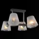 Люстра на штанге Illumico Il9631-4csq-79 bk 4 лампы 8 м² цвет черный
