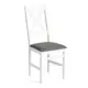 Стул Tetchair Crossman 100x41x40 см ткань цвет белый