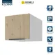 Навесной шкаф антресольный Beneli Color 40x36x57.6 см ЛДСП цвет коричневый
