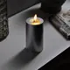 Светящаяся электрическая фигура Свеча серебристая для дома Luazon lighting 1 ламп h 7 см бесцветный/прозрачный