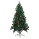 Ель новогодняя искусственная 385-371 С шишками 180 см