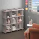 Стеллаж Мэрдэс 115x115x30 см ЛДСП цвет серо-бежевый