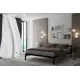 Кровать Berhouse Мета М160 160x200 см металл цвет черный