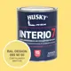 Краска для стен и потолков моющаяся Husky Interio 7 матовая цвет светящийся желтый RAL Design 095-90-50 0.9 л