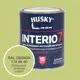 Краска для стен и потолков моющаяся Husky Interio 7 матовая цвет лаймовый зелёный сорбет RAL Design 110-80-40 0.9 л