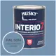 Краска для стен и потолков моющаяся Husky Interio 7 матовая цвет пастельный синий RAL 5024 0.9 л