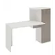 Компьютерный стол Мэрдэс Скл-прям120+шк бен 160x124x60 см ЛДСП цвет серый дуб, белый жемчуг