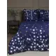 Комплект постельного белья Amore Mio 93097, двуспальный, микрофибра, синий