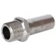Муфта переходная Rommer 1/2"x18 мм НПр-ВР нержавеющая сталь