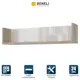 Настенная полка Beneli 101.2x21 см ЛДСП цвет белый глянец/дуб крафт серый