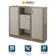 Комод Beneli Юта 5 ящиков 134.5x38.5x114.5 см ДСП цвет коричневый