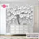 Фотообои флизелиновые Bartonwall 300x270 см Дерево Цветы