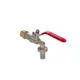 Кран шаровой Valfex 1/2" наружная резьба со штуцером рычаг
