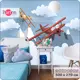 Фотообои флизелиновые Bartonwall 500x270 см Горы Самолеты