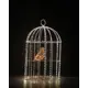 Электрическая светящиеся фигура Птица в клетке 100 LED 60x100x60 см теплый белый свет