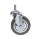 Колесо поворотное Brante 100 мм. на штыре М12 (33100T)