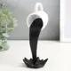 Сувенир "Белая чашка черный кофе - брызги" 15x5.5x8 см