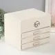 Шкатулка для украшений "Винта" молочная 22x17x18 см