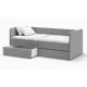 Кровать с ящиком Romack Donny 70x32.5x160 см ДСП цвет серый